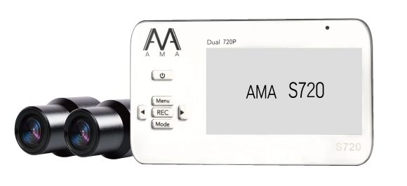 AMA S720 720P 雙鏡頭行車記錄器 心得與實拍 - 第2張圖 AMA S720 720P 雙鏡頭行車記錄器 心得與實拍