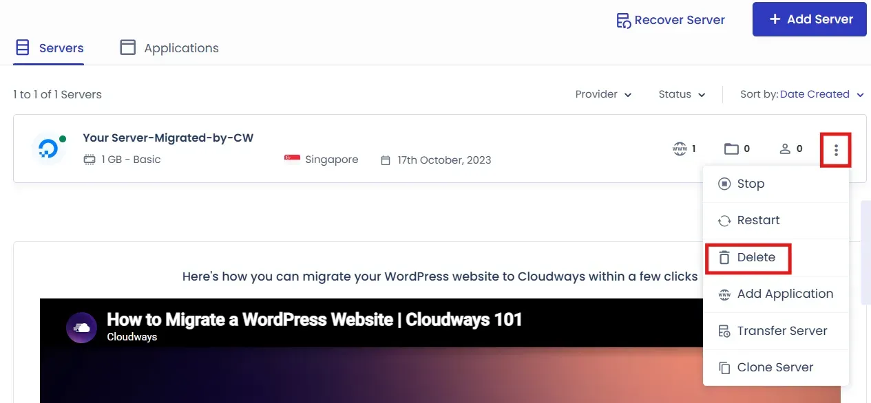 【Cloudways退租教學】WordPress搬家後,如何完整備份、刪除伺服器與註銷帳號? - 第6張圖 螢幕擷取畫面 2026 04 12 1339048 結果