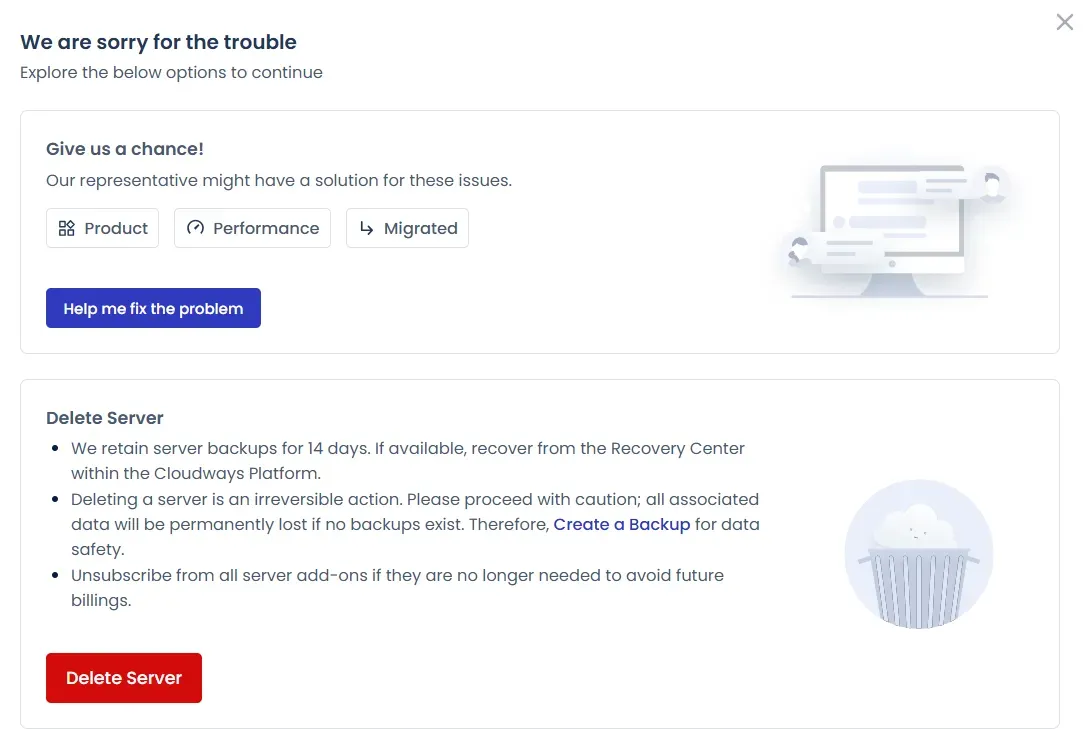 【Cloudways退租教學】WordPress搬家後,如何完整備份、刪除伺服器與註銷帳號? - 第8張圖 螢幕擷取畫面 2026 04 12 134728 結果