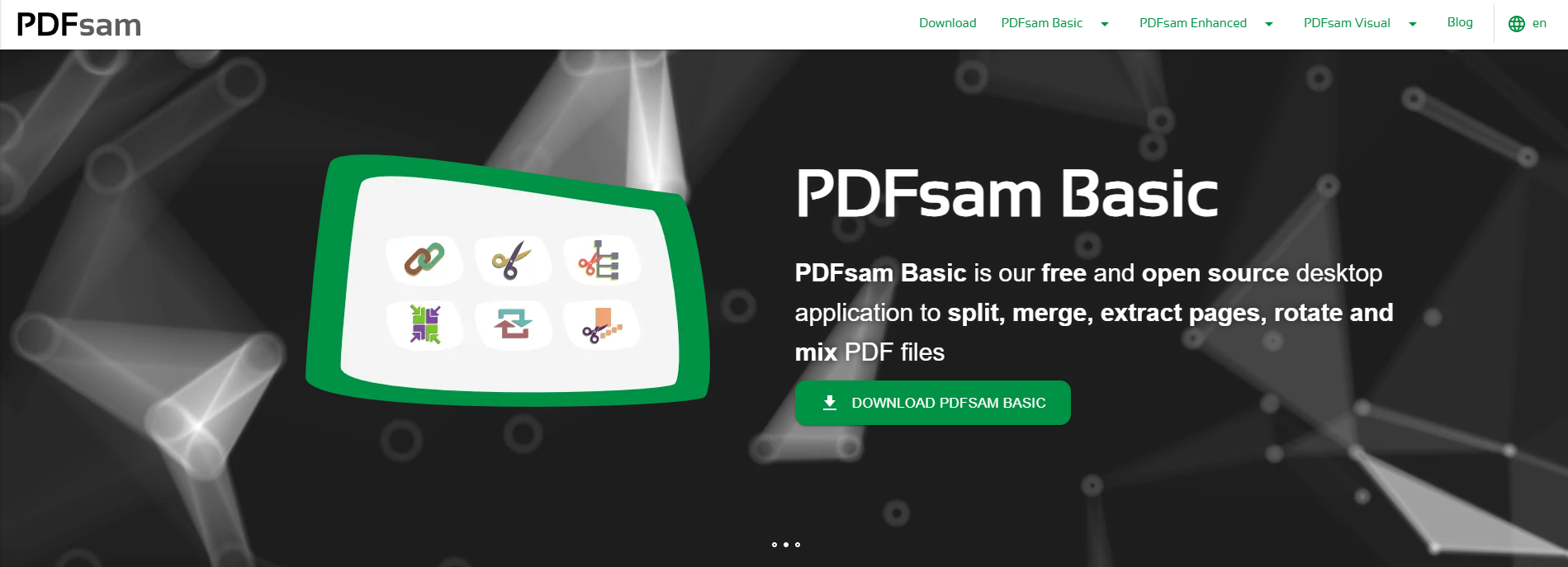 PDFsam Basic-免費無廣告的輕量PDF編輯軟體 - 第1張圖 PDFsam-Basic